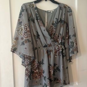 Charlotte Russe Floral Romper